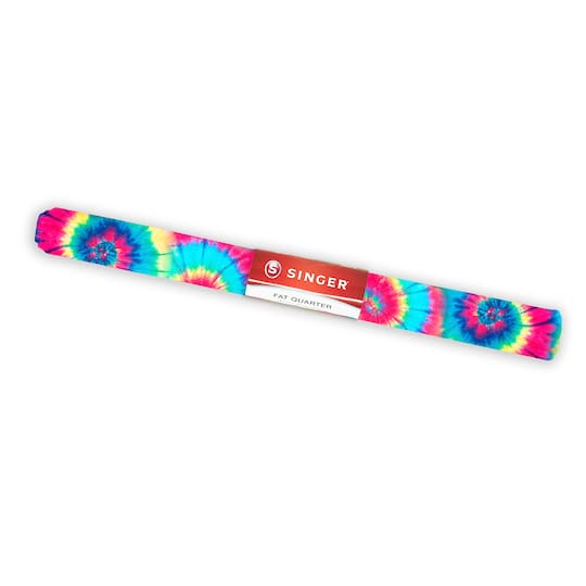 SINGER Tie Dye Brights Ringspun Cotton Fat Quarter